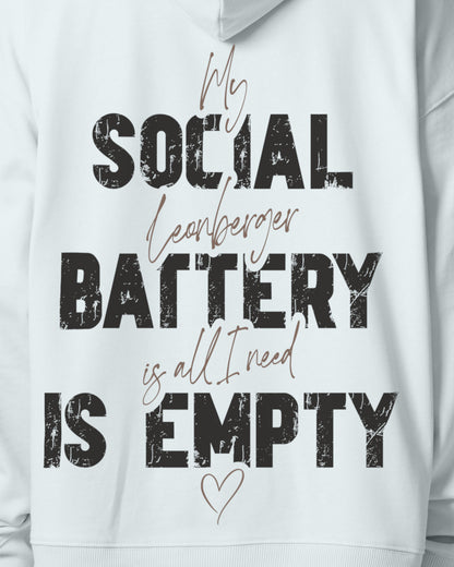 Detailbild – Social Battery Is Empty - Leonberger