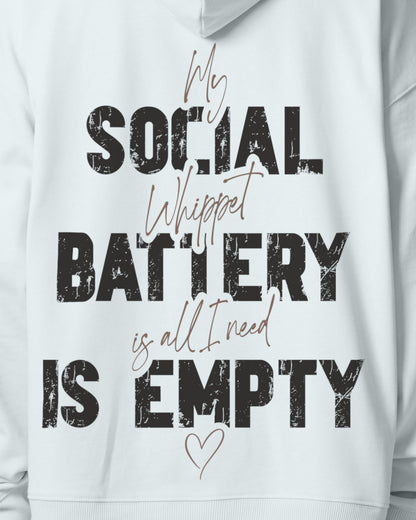 Detailbild – Social Battery Is Empty - Whippet