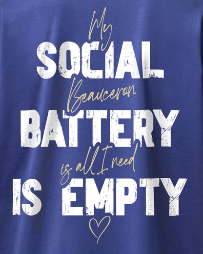 Detailbild – Social Battery Is Empty - Beauceron