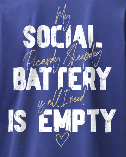 Detailbild – Social Battery Is Empty - Berger de Picardie