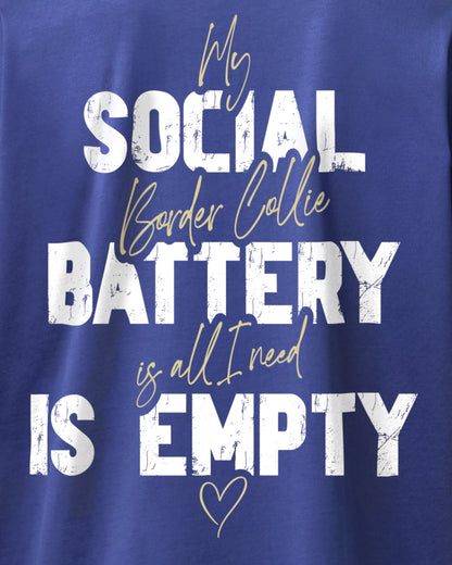 Detailbild – Social Battery Is Empty - Border Collie