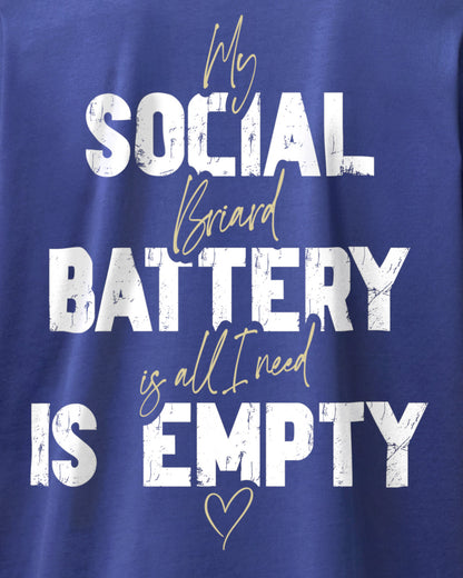 Detailbild – Social Battery Is Empty - Briard