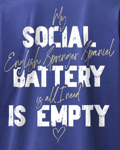 Detailbild – Social Battery Is Empty - English Springer Spaniel