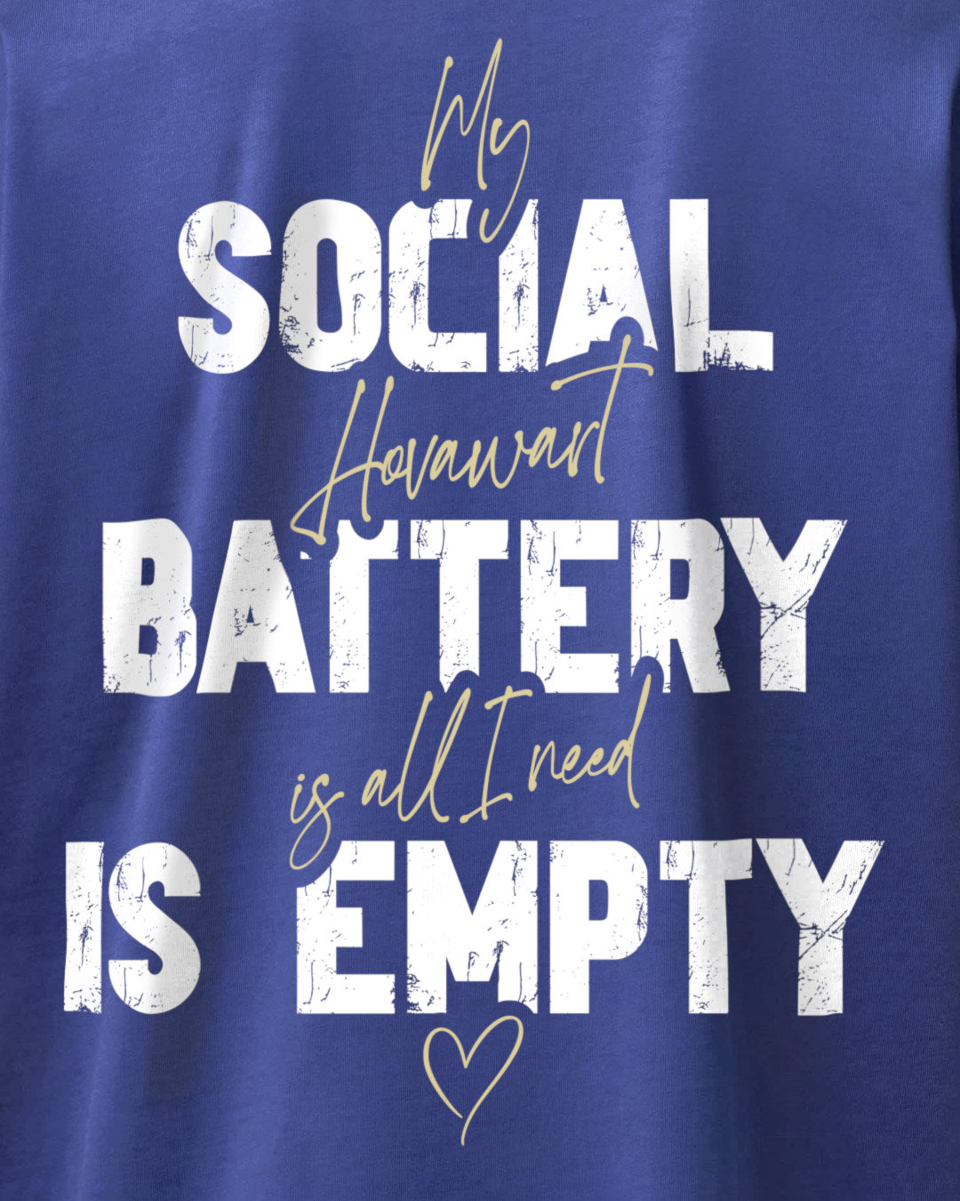 Detailbild – Social Battery Is Empty - Hovawart