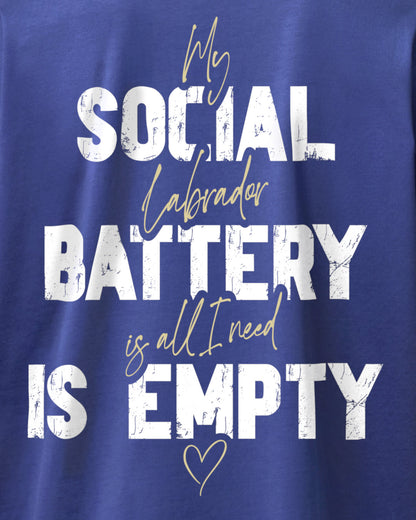 Detailbild – Social Battery Is Empty - Labrador