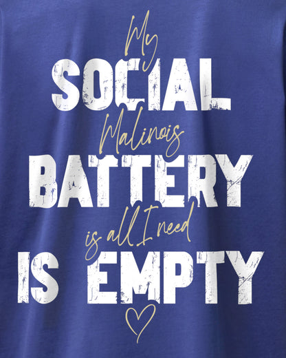 Detailbild – Social Battery Is Empty - Malinois
