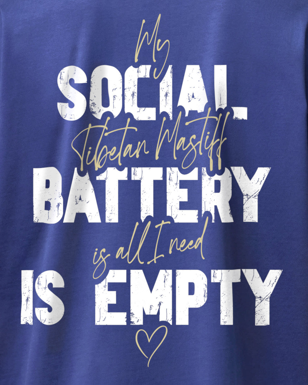 Detailbild – Social Battery Is Empty - Do Khyi