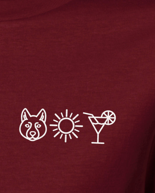 Detailbild – Hund Sonne Cocktail - Akita