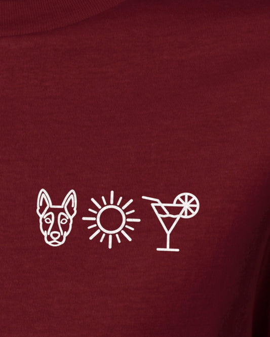 Detailbild – Hund Sonne Cocktail - Australian Cattle Dog