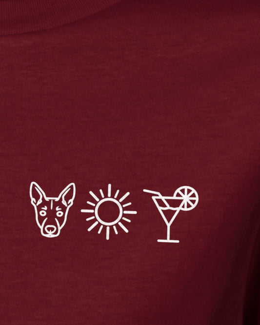 Detailbild – Hund Sonne Cocktail - Australian Kelpie