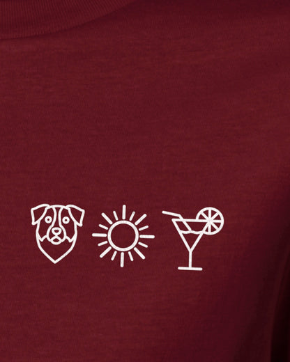 Detailbild – Hund Sonne Cocktail - Australian Shepherd