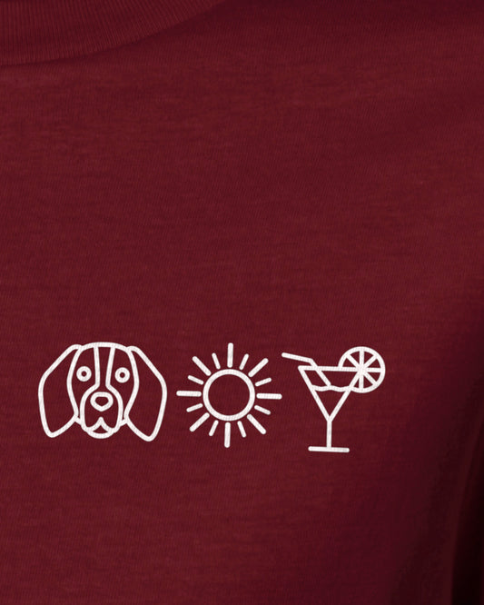 Detailbild – Hund Sonne Cocktail - Beagle