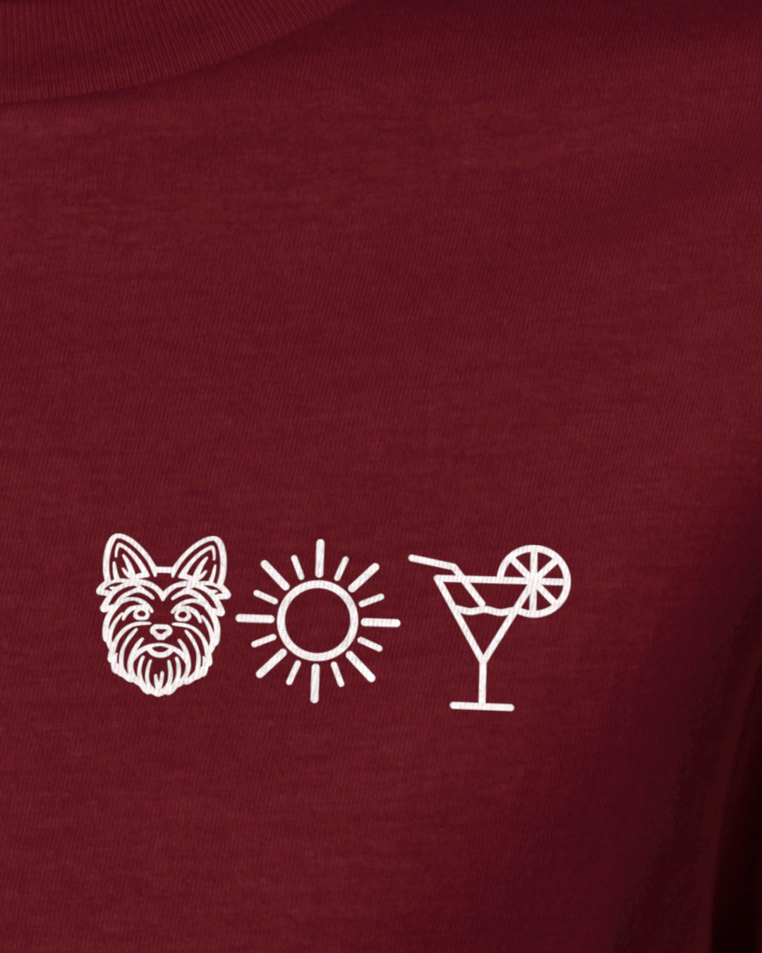 Detailbild – Hund Sonne Cocktail - Biewer Terrier