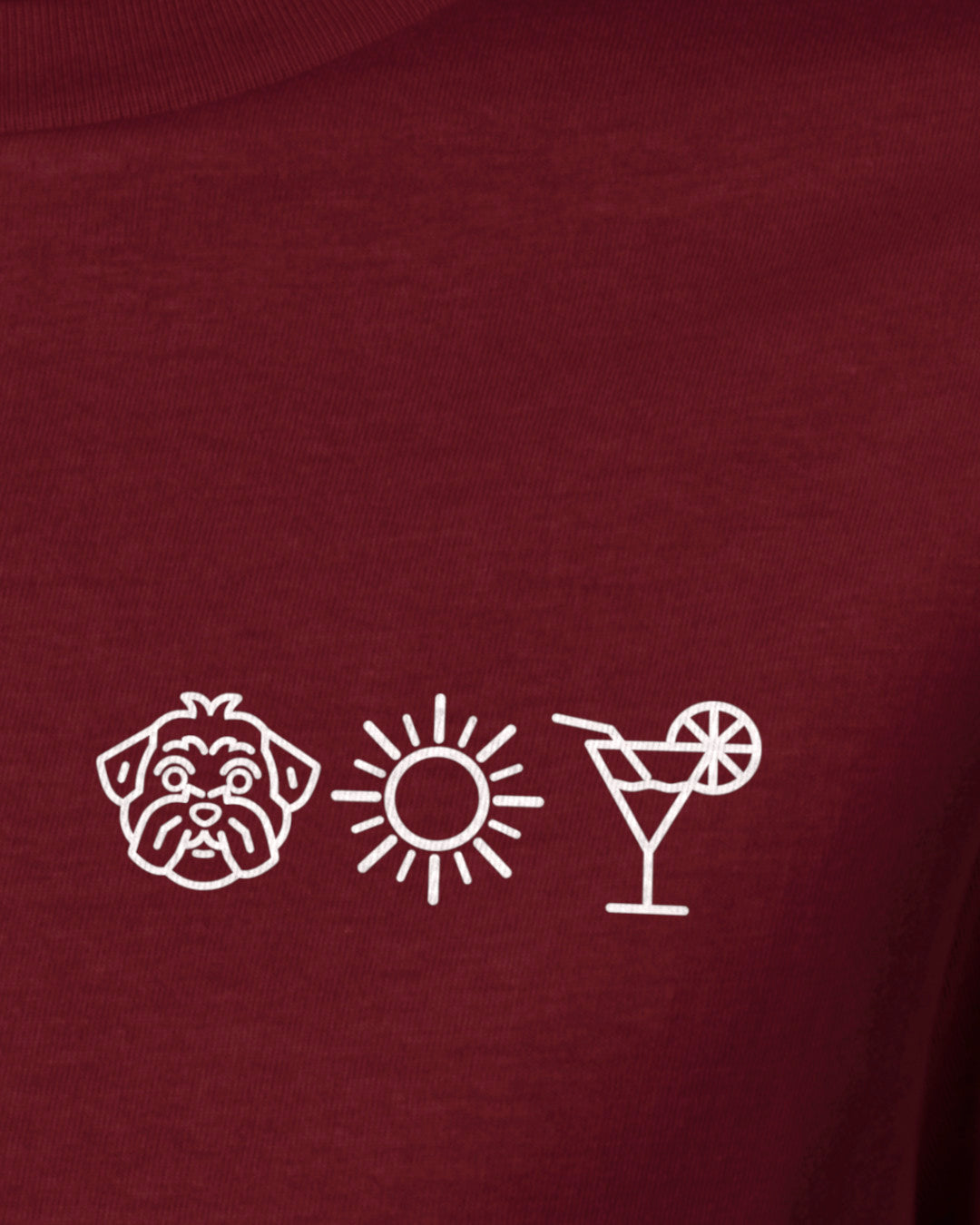 Detailbild – Hund Sonne Cocktail - Bolonka Zwetna