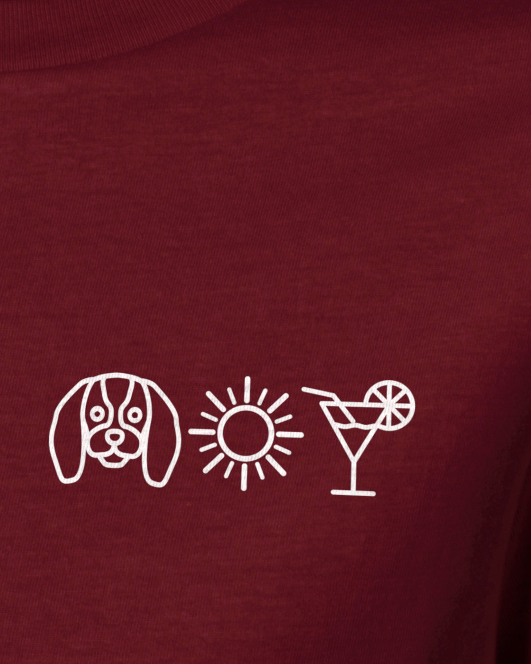 Detailbild – Hund Sonne Cocktail - Cavalier King Charles Spaniel