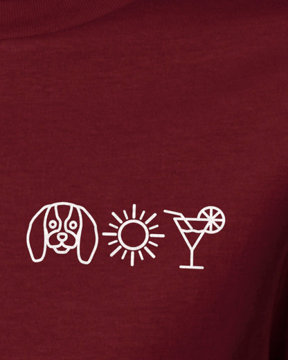 Detailbild – Hund Sonne Cocktail - Cavalier King Charles Spaniel