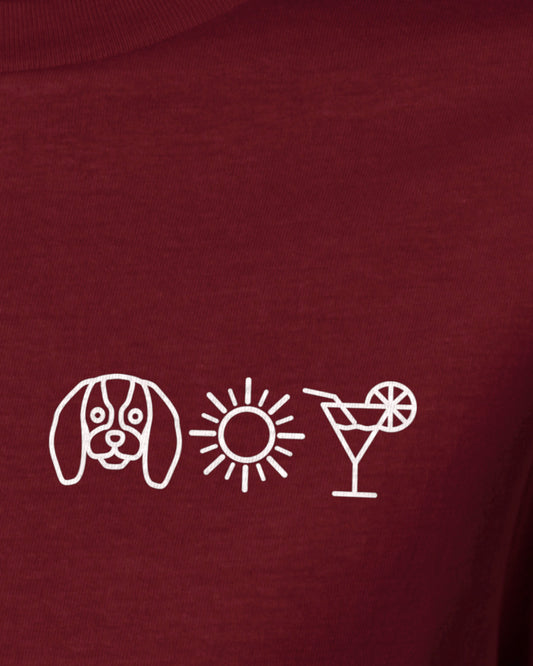 Detailbild – Hund Sonne Cocktail - Cavalier King Charles Spaniel