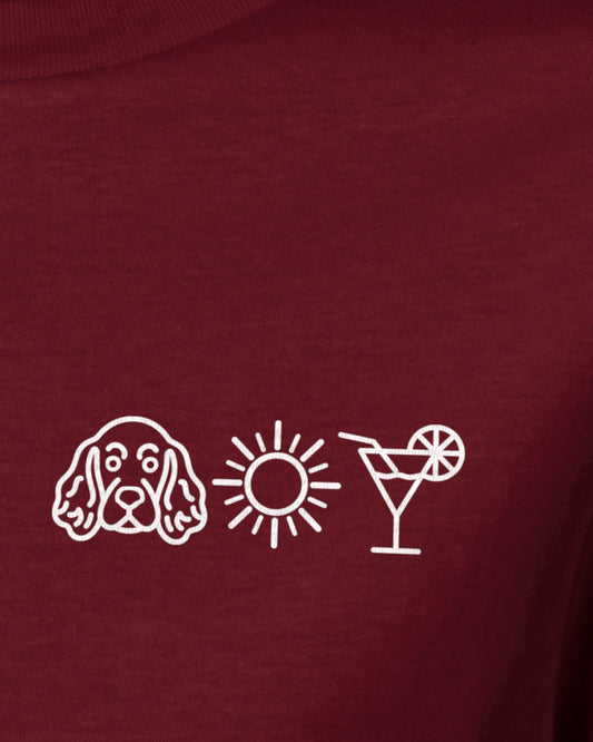 Detailbild – Hund Sonne Cocktail - Cocker Spaniel