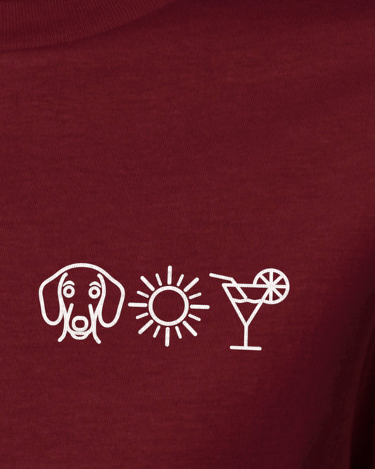 Detailbild – Hund Sonne Cocktail - Dackel
