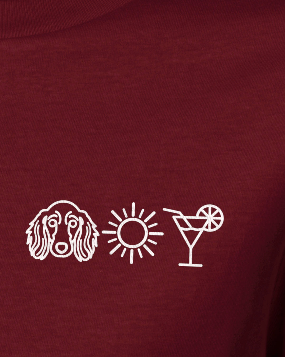 Detailbild – Hund Sonne Cocktail - Dackel