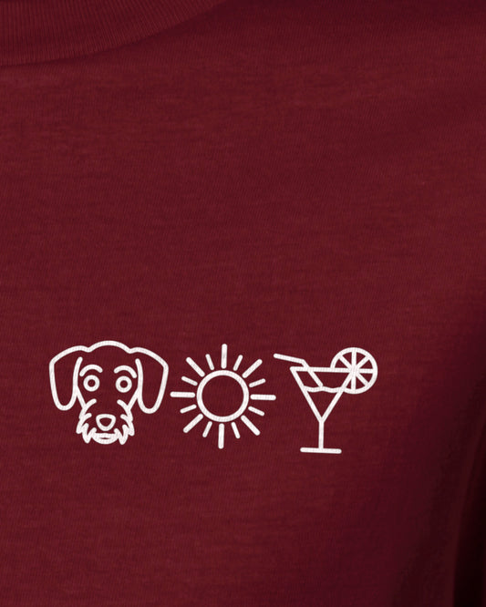 Detailbild – Hund Sonne Cocktail - Dackel