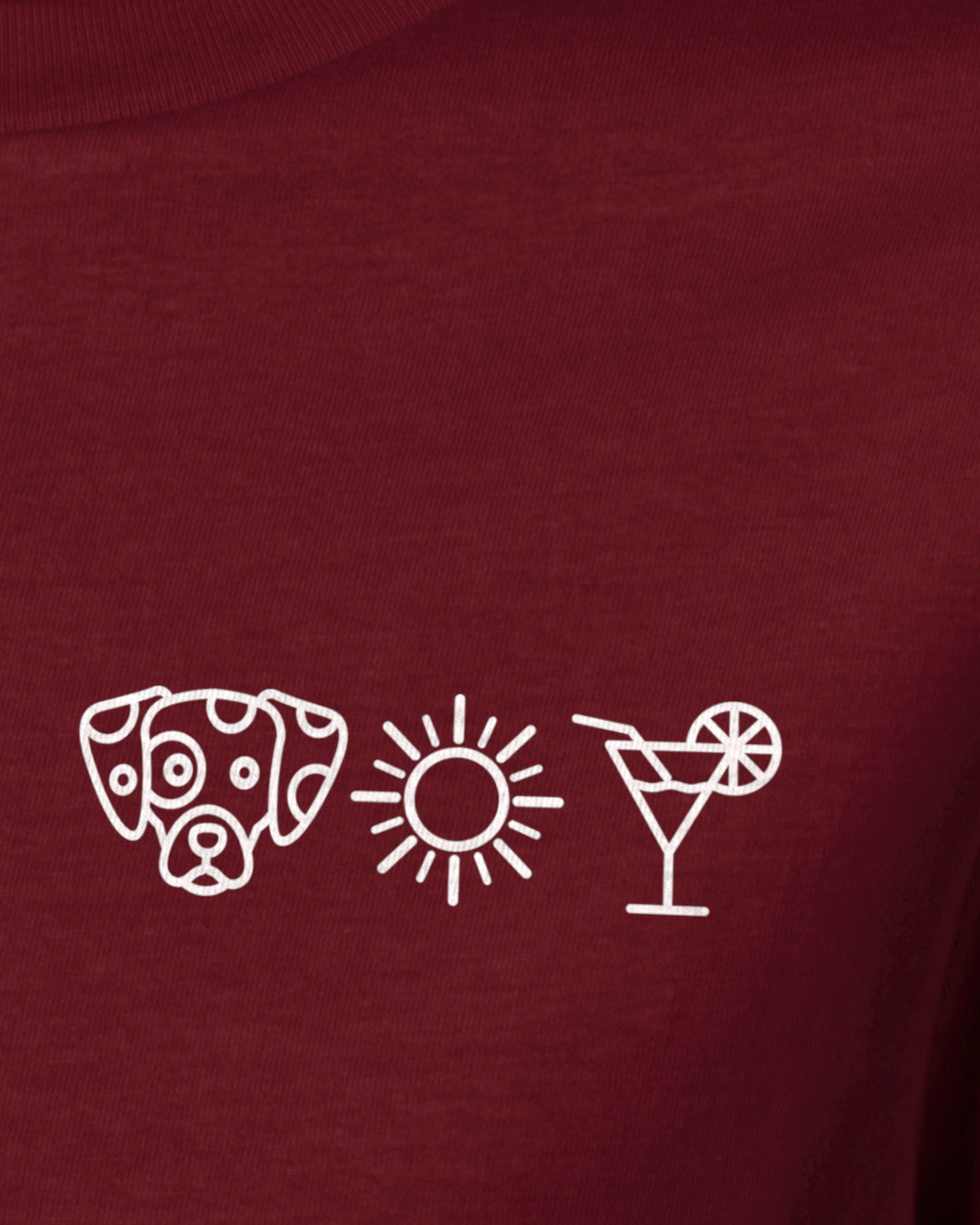 Detailbild – Hund Sonne Cocktail - Dalmatiner