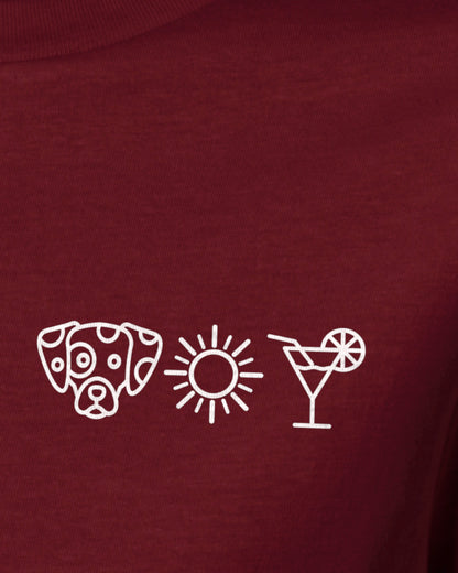 Detailbild – Hund Sonne Cocktail - Dalmatiner
