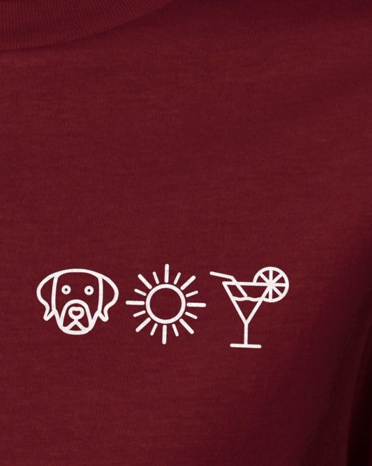 Detailbild – Hund Sonne Cocktail - Golden Retriever