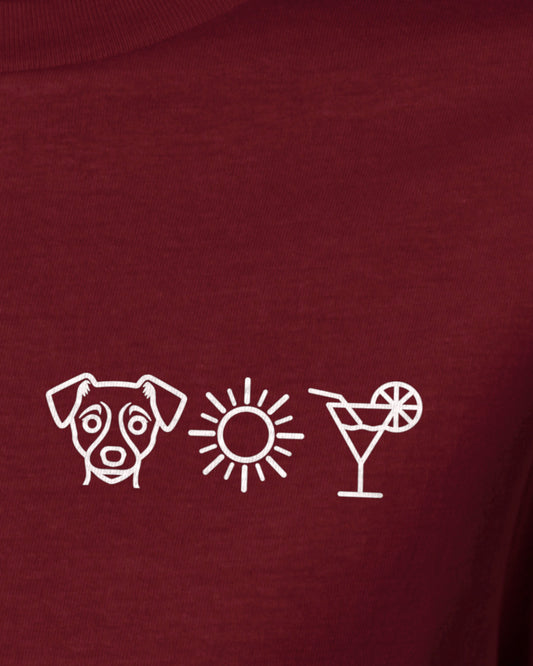 Detailbild – Hund Sonne Cocktail - Jack Russell