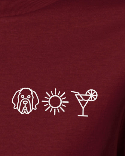 Detailbild – Hund Sonne Cocktail - Neufundländer