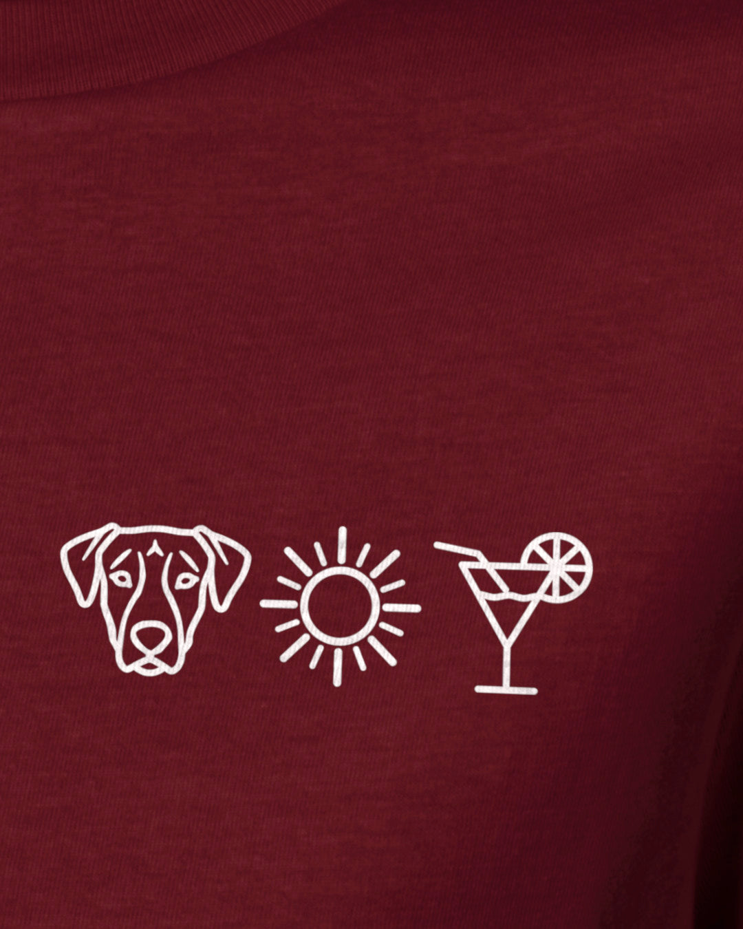 Detailbild – Hund Sonne Cocktail - Rhodesian Ridgeback