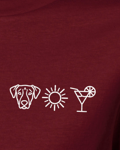 Detailbild – Hund Sonne Cocktail - Rhodesian Ridgeback