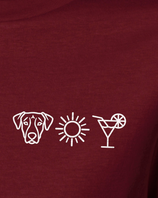 Detailbild – Hund Sonne Cocktail - Rhodesian Ridgeback