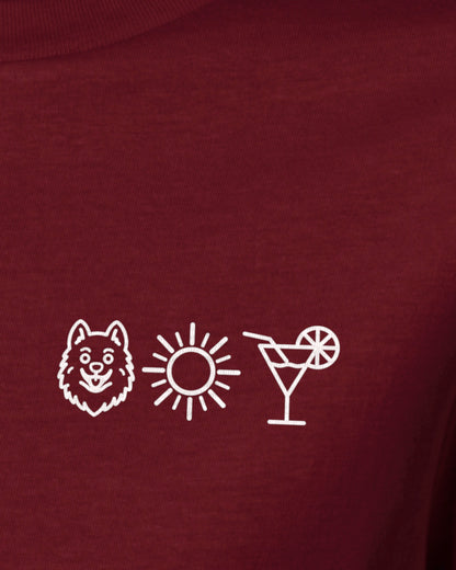 Detailbild – Hund Sonne Cocktail - Samojede