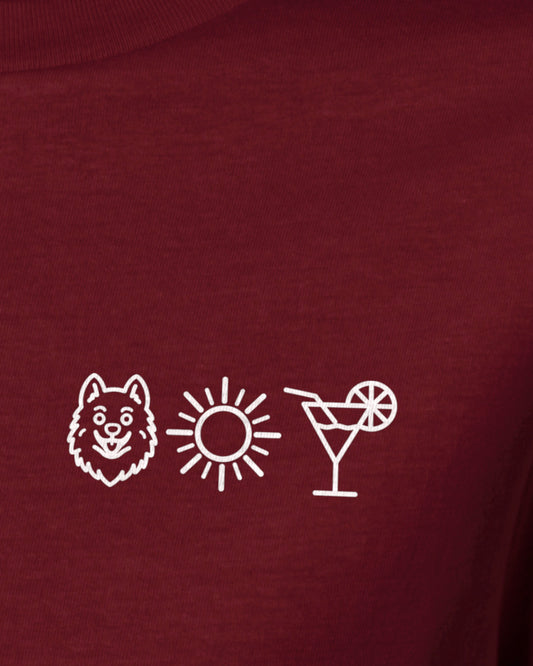 Detailbild – Hund Sonne Cocktail - Samojede