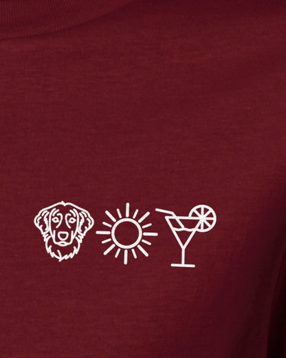 Detailbild – Hund Sonne Cocktail - Toller