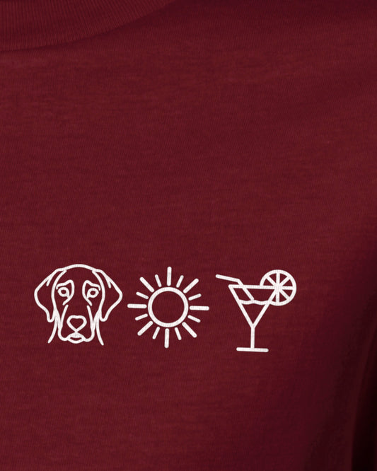 Detailbild – Hund Sonne Cocktail - Vizsla