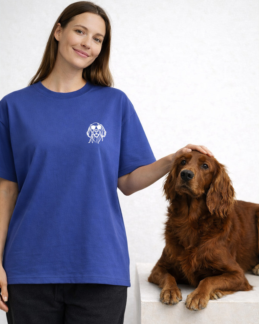 Line Art - Cooler Irish Setter - Model - Beispiel