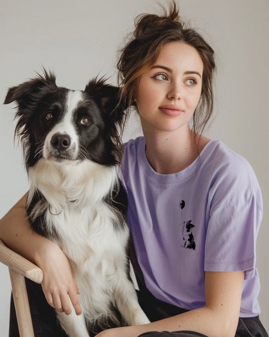 Ballon Border Collie - Ladies Organic Shirt