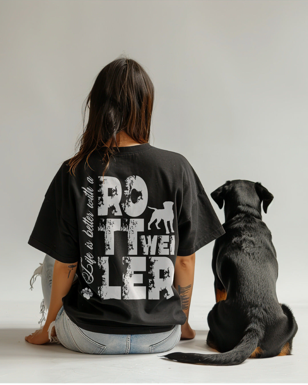 Beispiel - Life is better with a Rottweiler