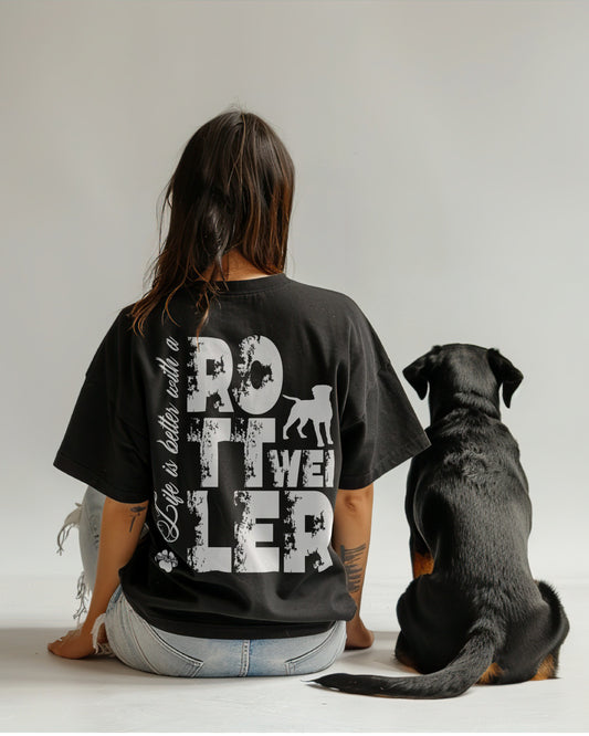 Beispiel - Life is better with a Rottweiler