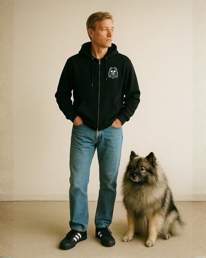 Line Art - Cooler Wolfsspitz - Model - Beispiel