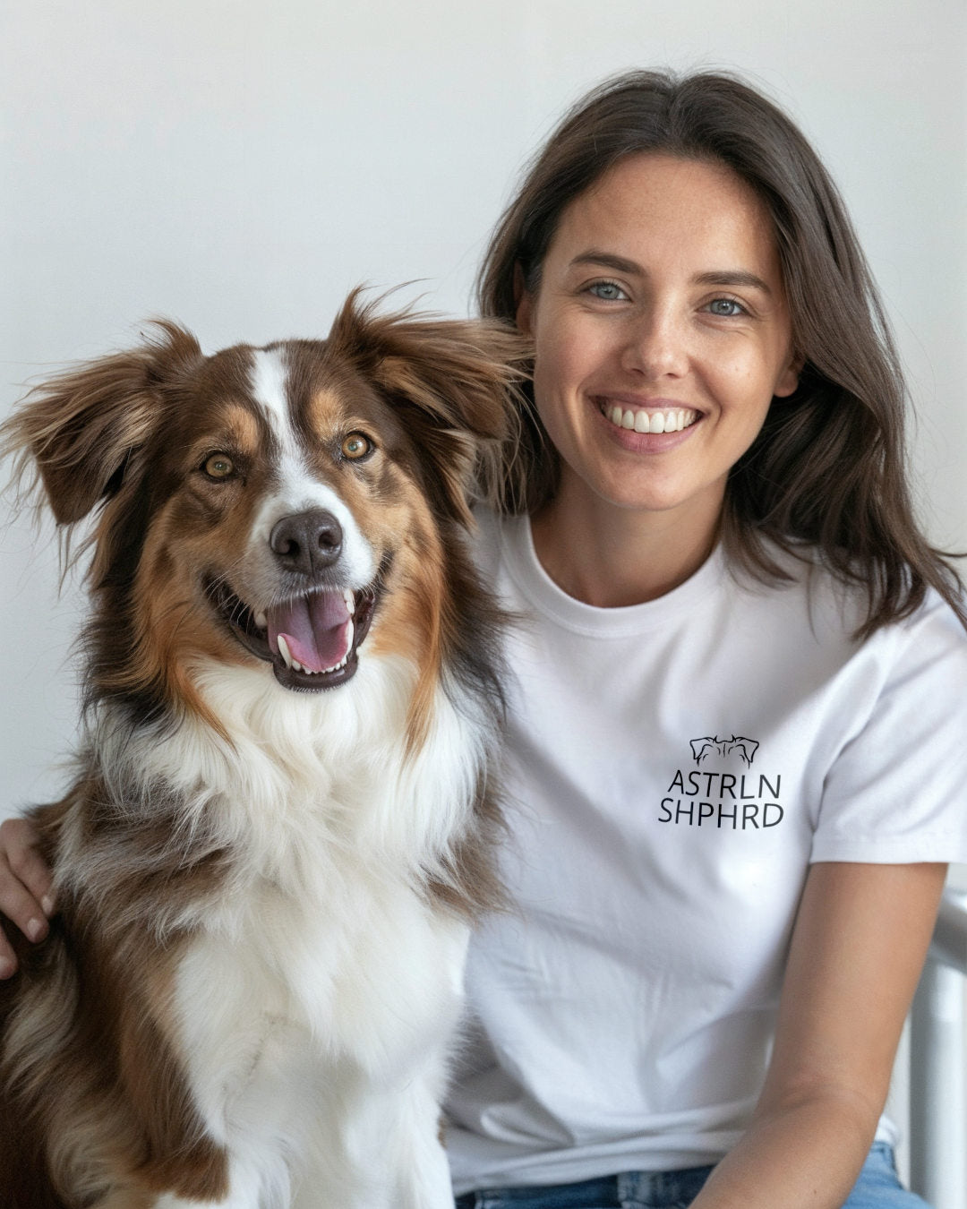 Beispiel-T-Shirt Metaplasmus Australian Shepherd