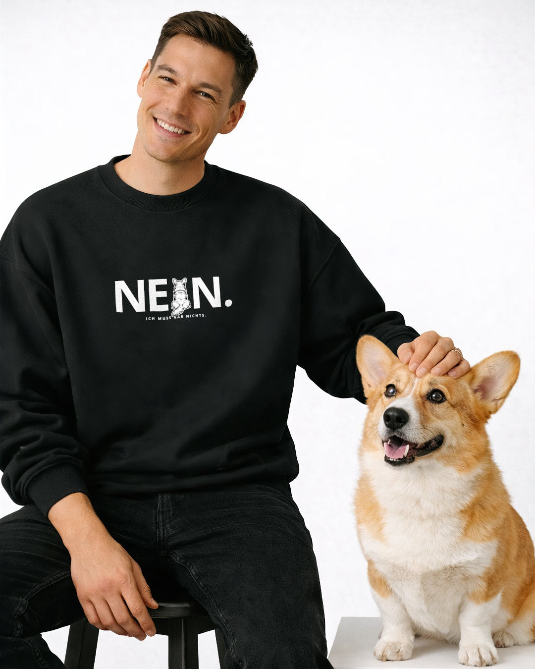 Nein. Ich muss gar nichts. - Corgi - Model - Beispiel