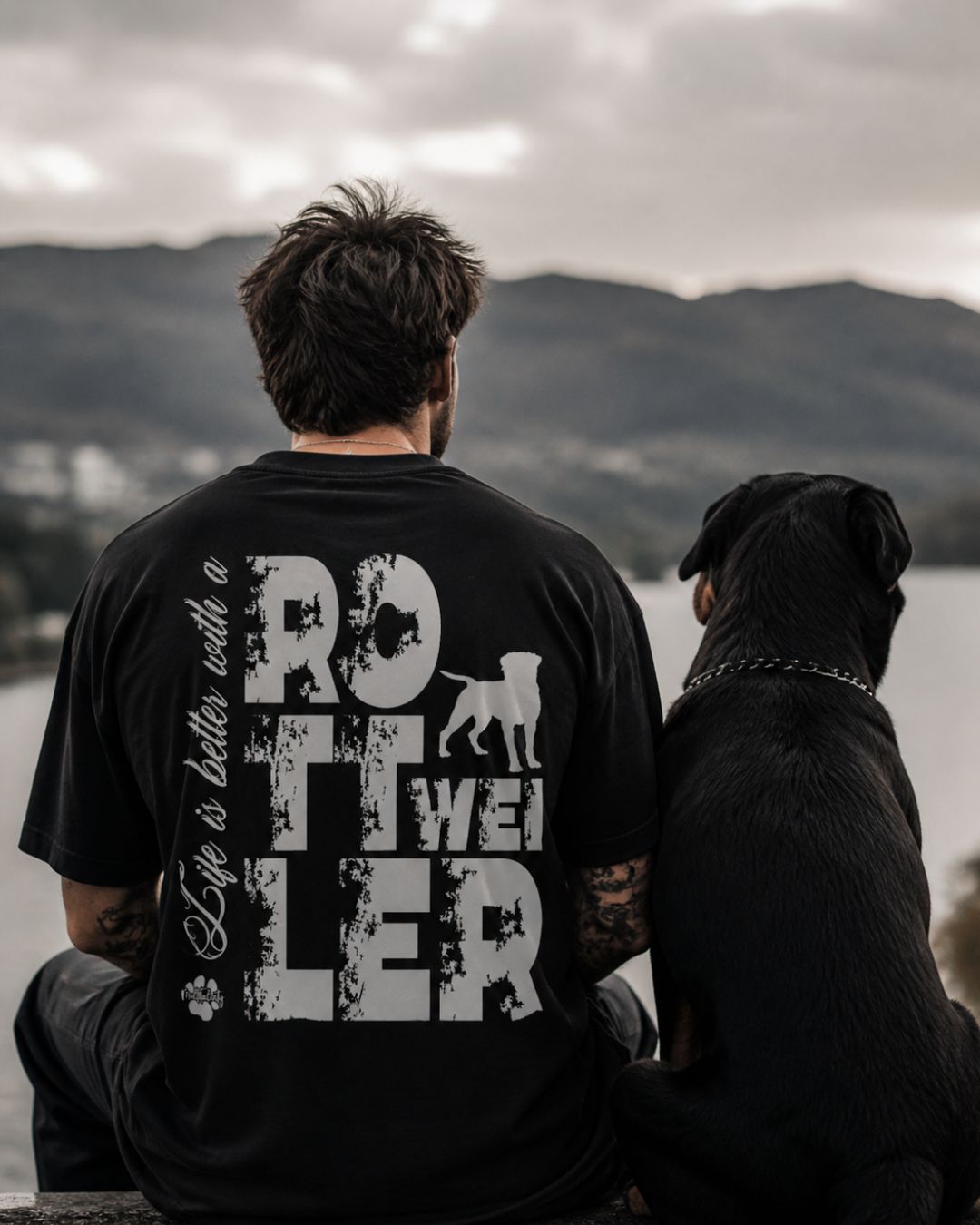 Beispiel - Life is better with a Rottweiler
