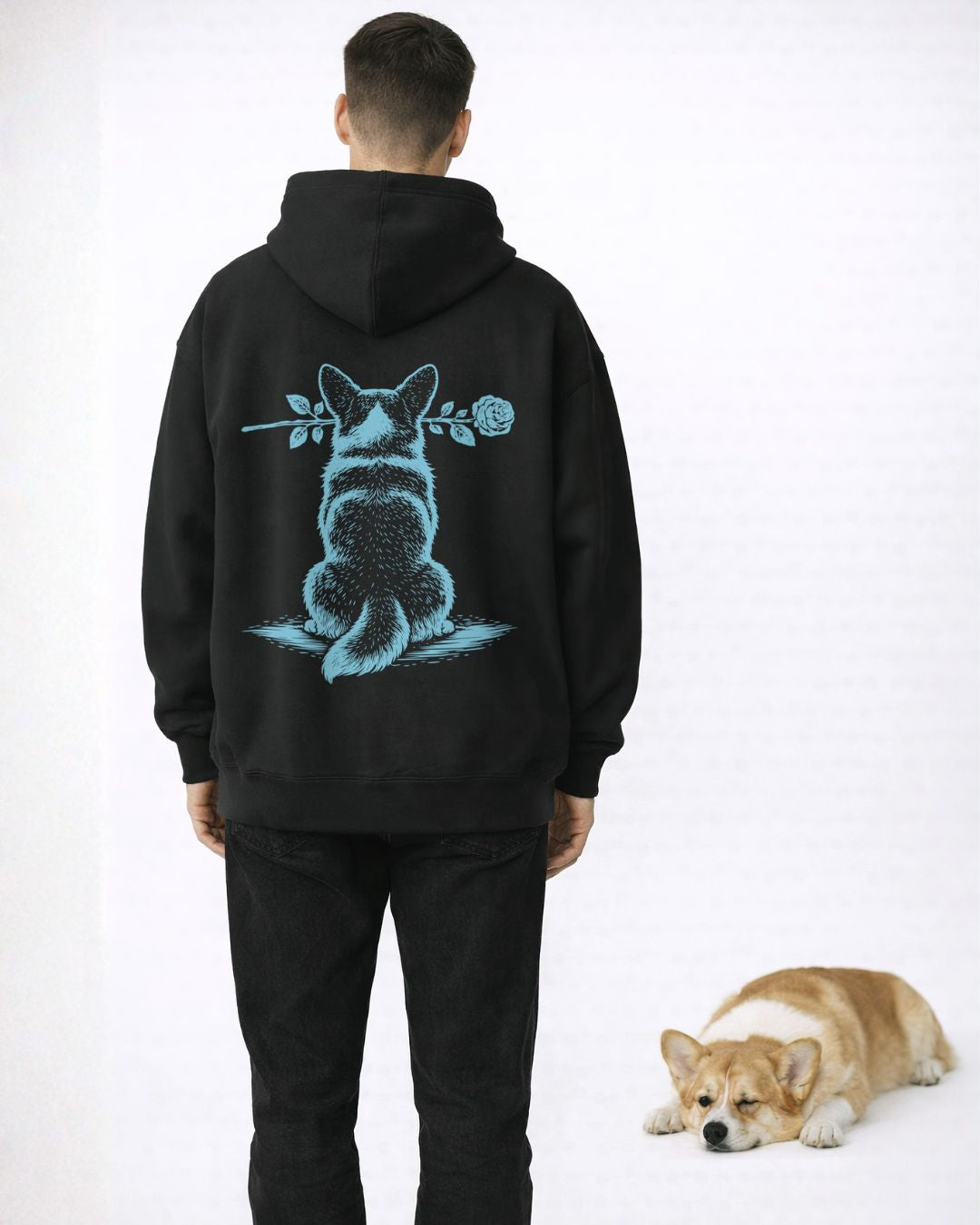 Silent Loyalty - Holländischer Schäferhund (langhaar) - Organic Oversize Hoodie