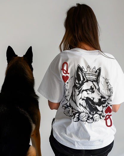 Herzkönigin Shiba Inu - Organic Oversize Shirt