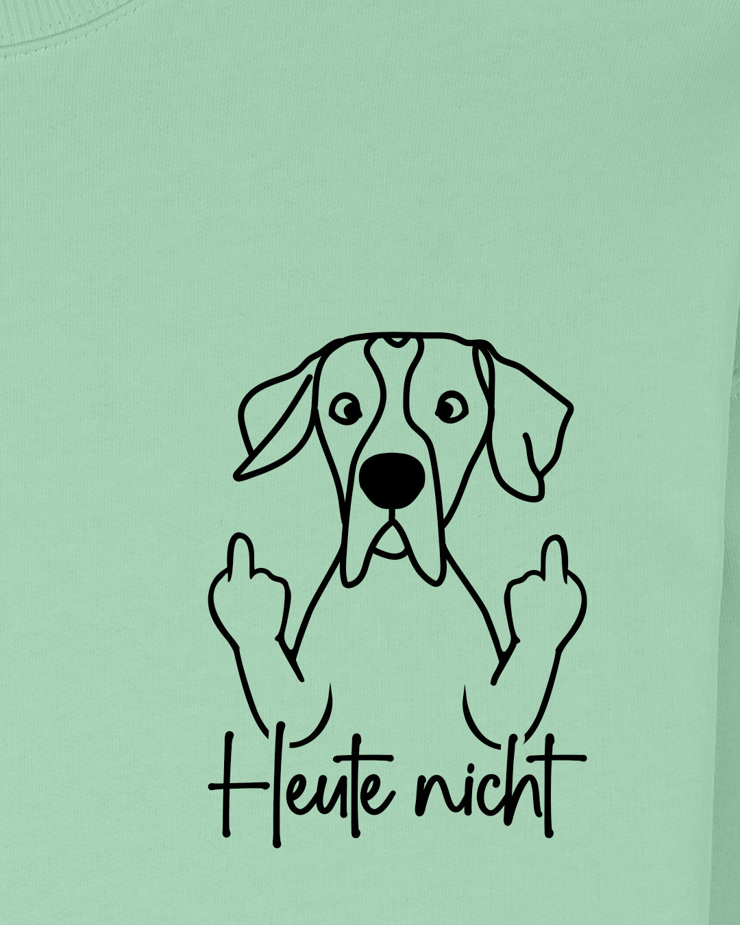Heute nicht - English Pointer - Motiv