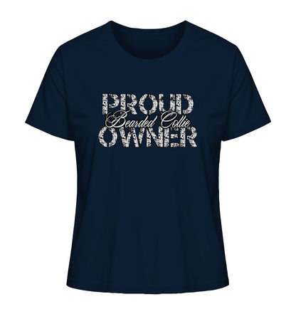 Proud Bearded Collie Owner - Ladies Organic Shirt - Multitalenty