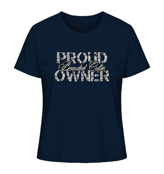 Proud Bearded Collie Owner - Ladies Organic Shirt - Multitalenty